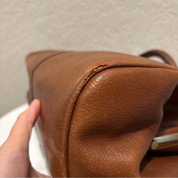 Salvatore Ferragamo Brown Leather
Satchel Hand Bag - Picture 5 of 16